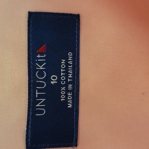 UNTUCKit Button Down Shirt. Soft Pink